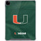 University of Miami Green Jersey iPad Pro 12.9in (2020) Clear Case
